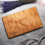 Cherry cutting board with personalized name engraving